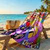 Digital Circus Beach Towel Super Soft & Absorbent Comfortable Lightweight Perfect for Traveling Yoga Camping and Swimming