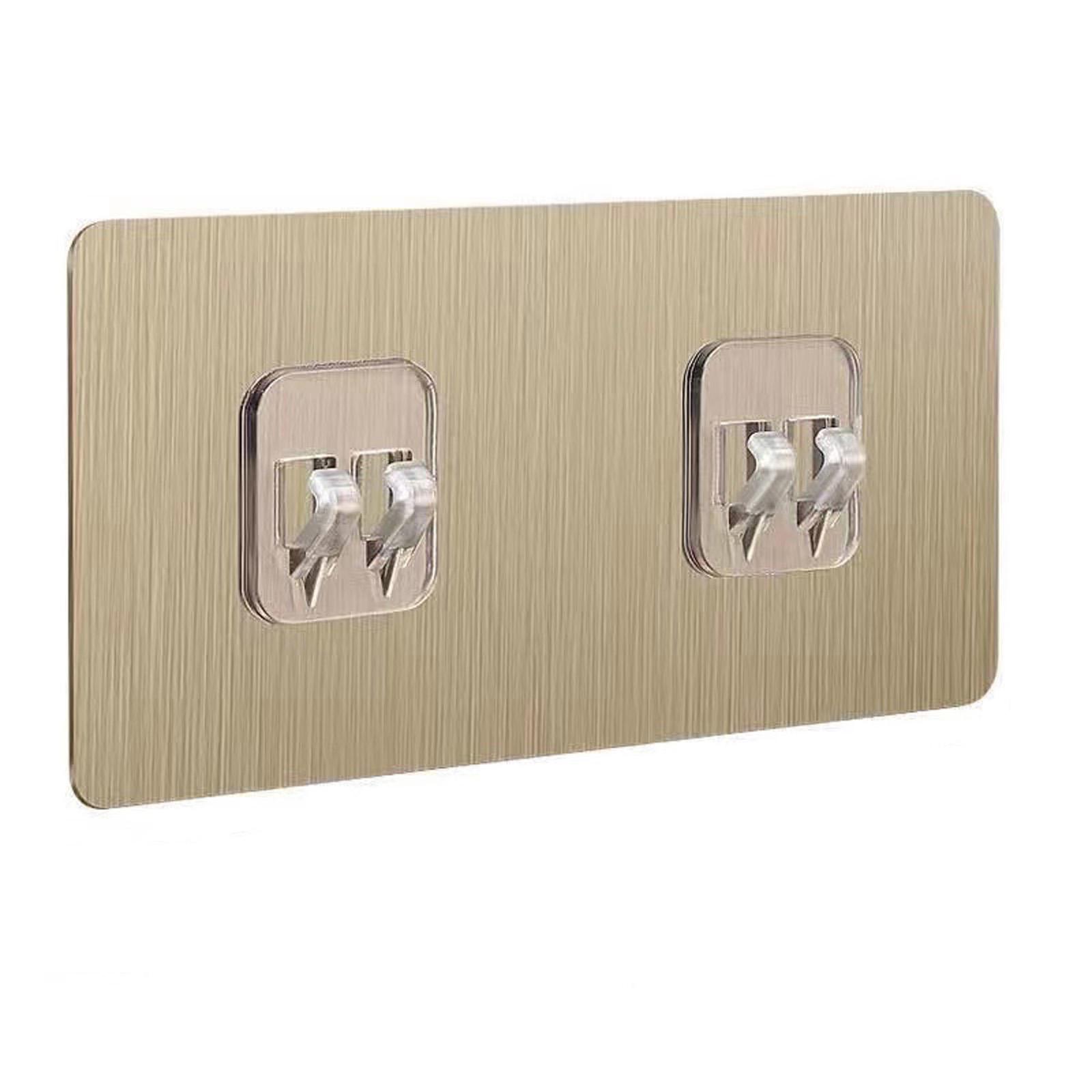 

Invisible Wall Hooks No Trace Design Strong Adhesive Waterproof Wall Hangers Suitable For Kitchen Bathroom Bedroom 5
