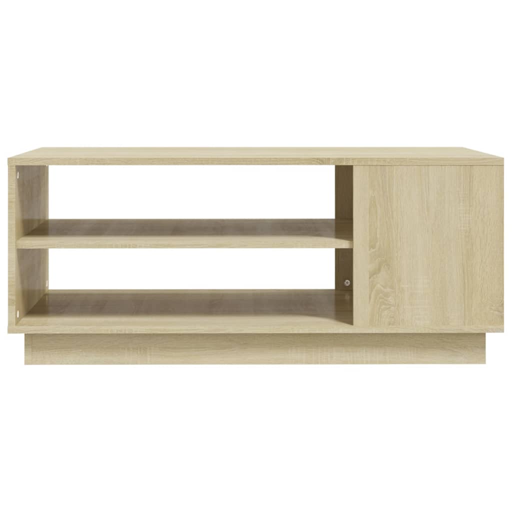  Coffee Table, Sonoma Oak 102x55x43 Cm, Wood-based Material