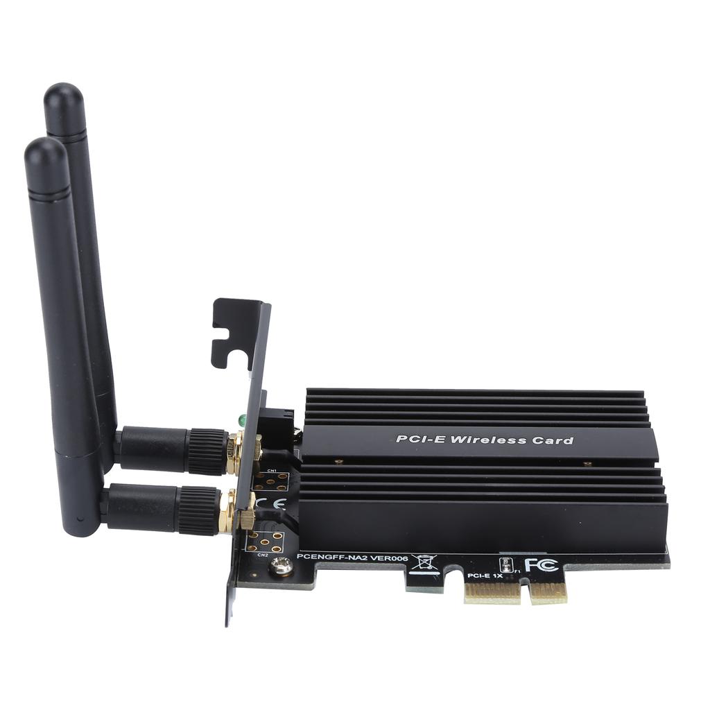 PCI Express WiFi 6 Adapter 3000Mbps for Intel AX200 Pro 802.11ax 2.4G 5Ghz for Bluetooth5.0Black