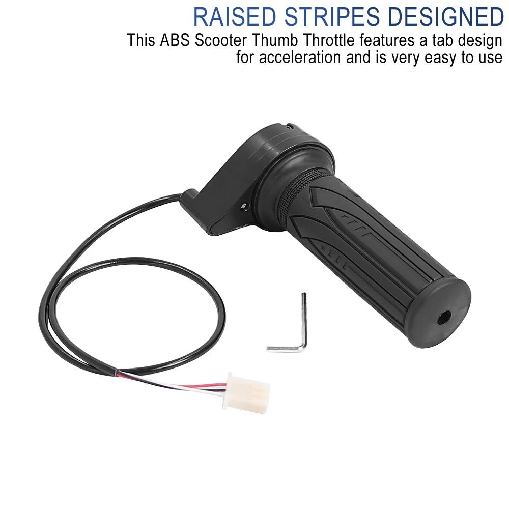 Twist Throttle Hall Sensor Turn Handle Electric Bicycle Accelerator Universal for Electric Scooter E-bike Tricycle Parts Throttles 2