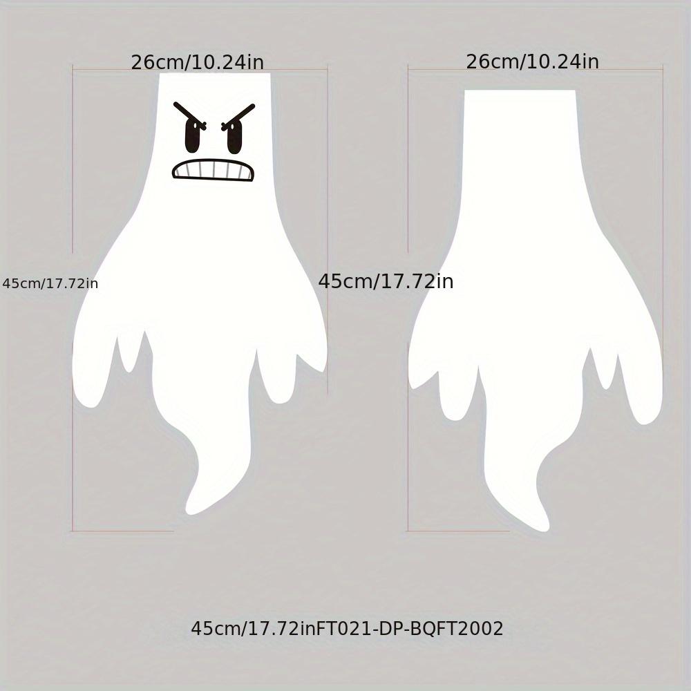 1pc Halloween Ghost Face Flag Windsock Outdoor Courtyard Decoration Scary Wind Tunnel Flag for Halloween Party Supplies