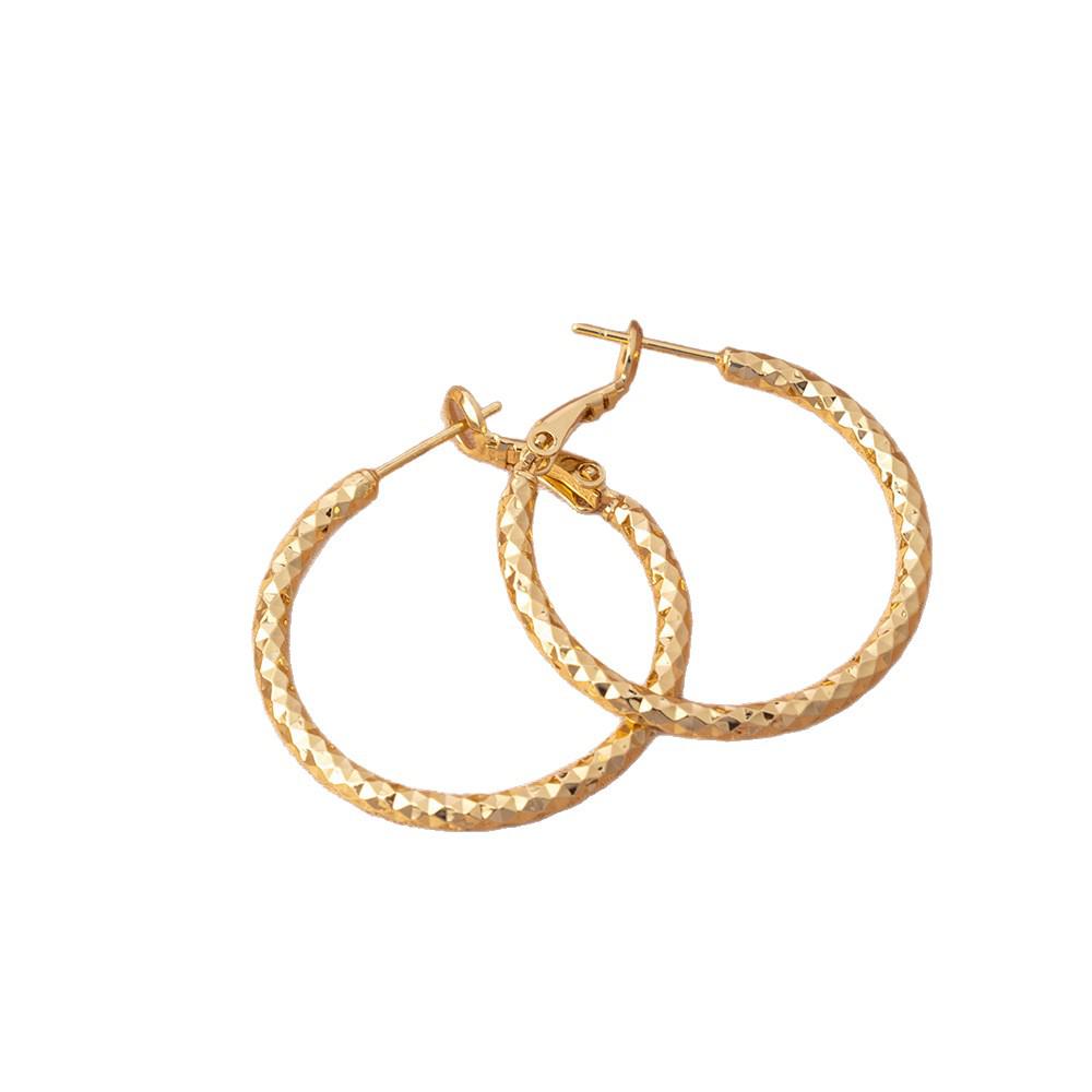Earrings: Exaggerated Cool Style - High-End Luxury Versatile Hoops, Simple and Niche.