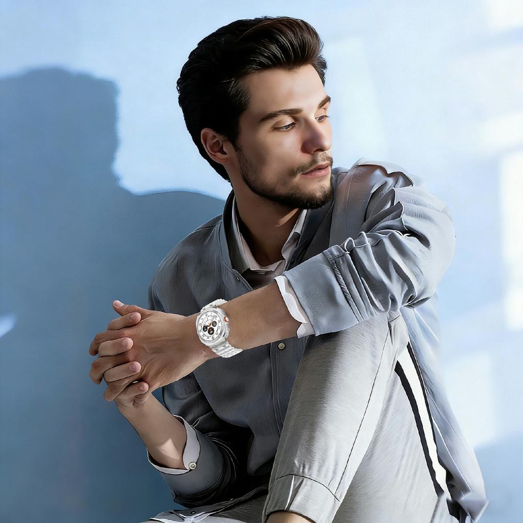 For Samsung Galaxy Watch Ultra (2025) 47mm/Watch Ultra 47mm Breathable Watch Strap Silicone Band