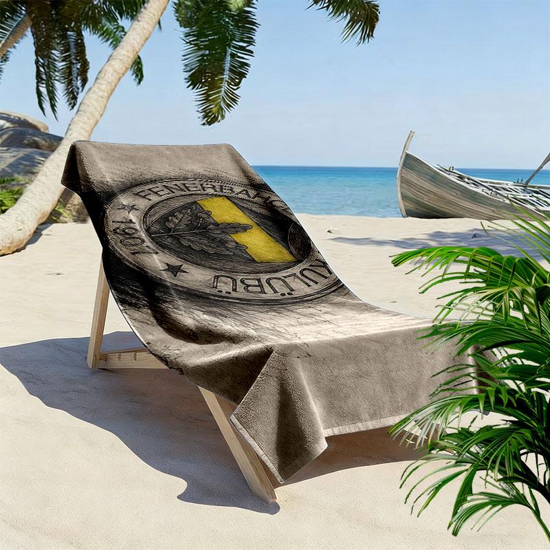 Fenerbahce SK Print Strandlaken, Groot Zacht Sneldrogend Handdoek voor Strand Camping Zwemmen