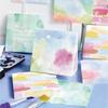 100 Sheets Romantic Illusion Gradient High Aesthetic Value Sticky Notes Ins Non-Sticky Memo Paper Notebook Writing Pad Material