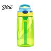 Anti Choking Training Bottle for Kids Cartoon Sippy Cup 470ml Water with Straw Adjustable Strap Pop Up Cup Outdoor Activities Lid Flip Top