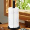 Stainless Steel Free Standing Paper Roll Holder Stand Paper Towel Holder Kitchen Roll Holder for Kitchen Bathroom Countertop