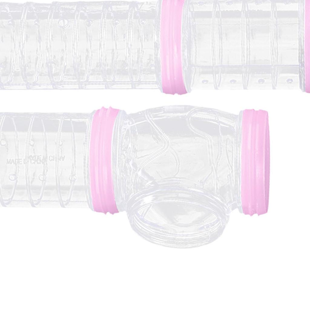DIY Plastic Hamster Tubes Set 8Pcs Connected Tunnels for Training