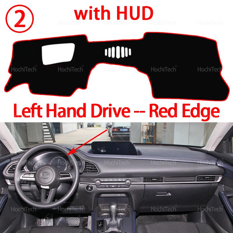 Armaturenbrett Abdeckung Pad Auto Liner Anti-UV Matte Sonnenschutz Dashmat Teppich Dash für Mazda CX-30 CX30 CX 30 DM 2019-2024 2021 2022 2023