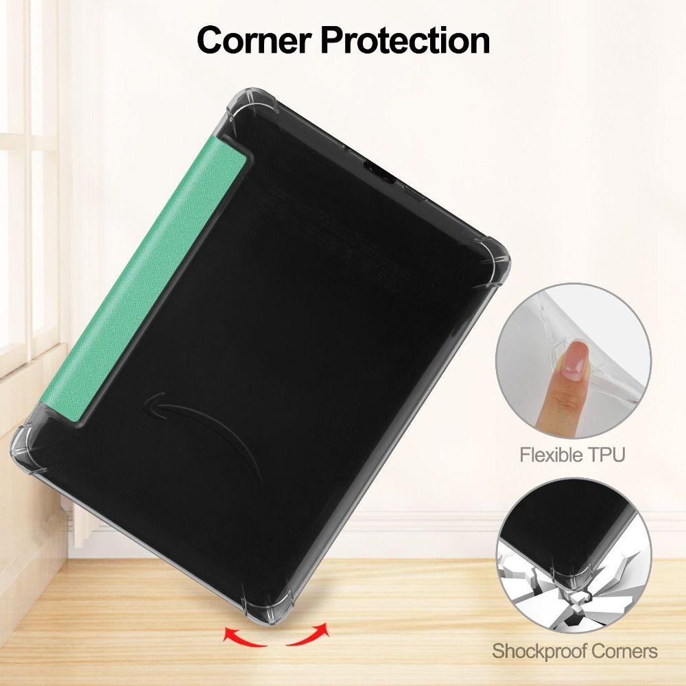 Auto Wake/Sleep e-läsarfodral Stötsäkert TPU-skyddsfodral Slitstarkt Smart för Kindle Basic 2025/2025 (11:e generationen)