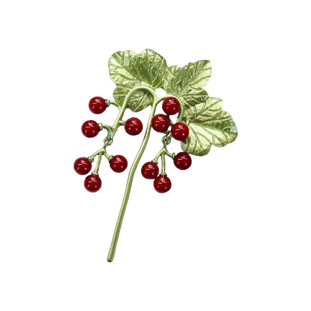 Colorful Brooch Multifuntional Accessory Beautiful Plant Pin Plant Brooch Perfect for Fashion Enthusiasts Present
