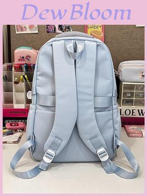 Girl Boys Canvas Backpack With Waterproof Design For School Use