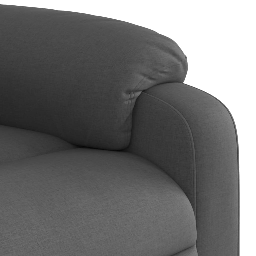 Relaxation Armchair Dark Grey Fabric