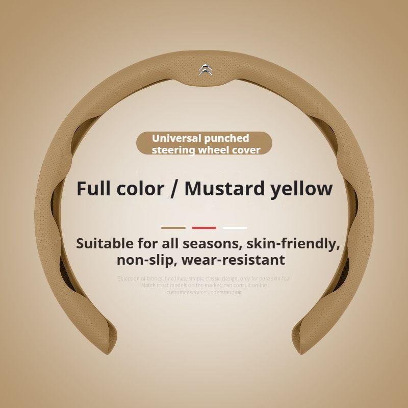 For Citroen C1 C2 C3 C4 C5 C6 VTS Xsara C-Crosser Berlingo Jumpy Anti slip breathable Car Steering Wheel Cover Auto Accessories ale256
