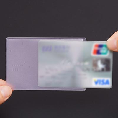 Kredi Kartlarını Korumak İçin 10 Adet Pvc Şeffaf Kart Kılıfı Su Geçirmez Kart Tutucu Çanta