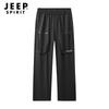 JEEP SPIRIT Men's Loose Straight-Leg Outdoor Cargo Pants