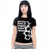 In Stock: Y2K Printed Slimming Short Sleeve Women's T-Shirt - European & American Summer Hip Hop Street Style