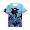 Men's Summer Avengers Spider Man T-shirt Classic Battle Dress Printed Round Neck Loose Short Sleeve Breathable Tops Clothing