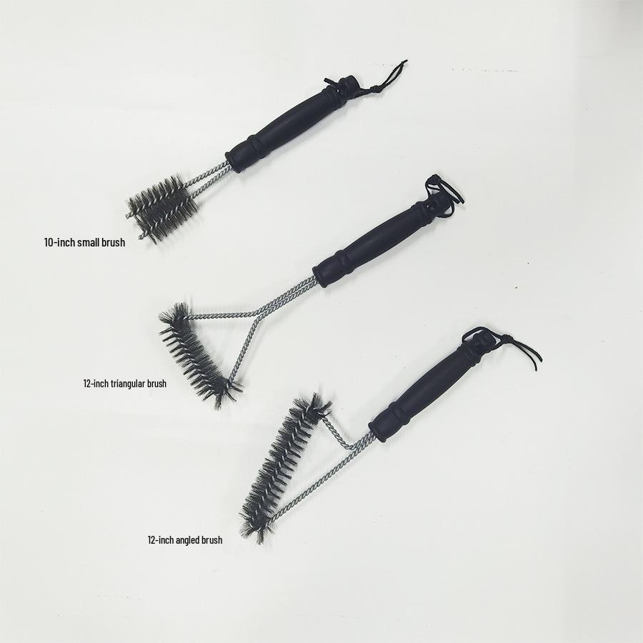 Large & Small Stainless Steel BBQ Grill Wire Cleaning Brushes for Racks & Grills