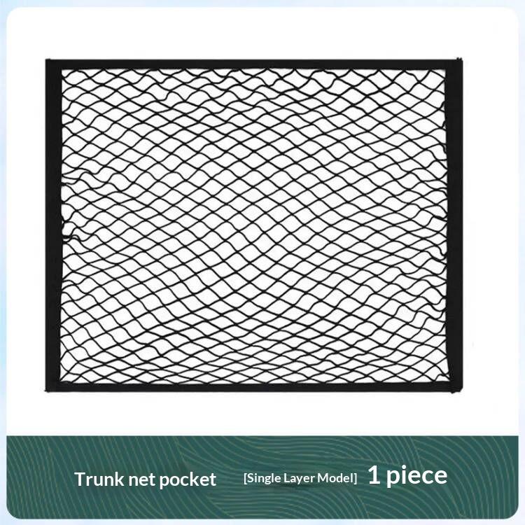 For Li L6 L7 L8 L9 2025 2024 Lixiang Trunk Mount Elastic Luggage Organizer Mesh Net