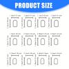 24 Pcs Summer Artificial Nail Short Square Full Cover False Nail Glossy Stick on Nail Coconut Tree Press On Nail