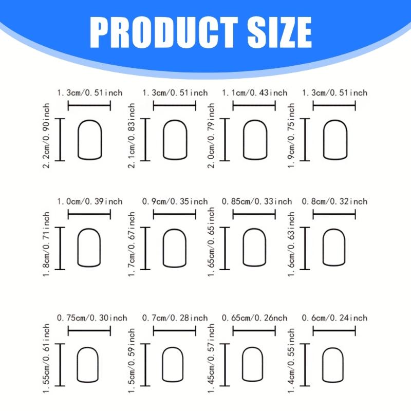 24 Pcs Summer Artificial Nail Short Square Full Cover False Nail Glossy Stick on Nail Coconut Tree Press On Nail