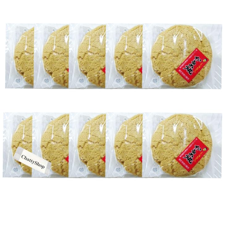 

[Выгодная оптовая покупка] Карумеяки 1 шт. x 10 шт. Старомодные, простые и вкусные сладости. В комплекте оригинальное полотенце.