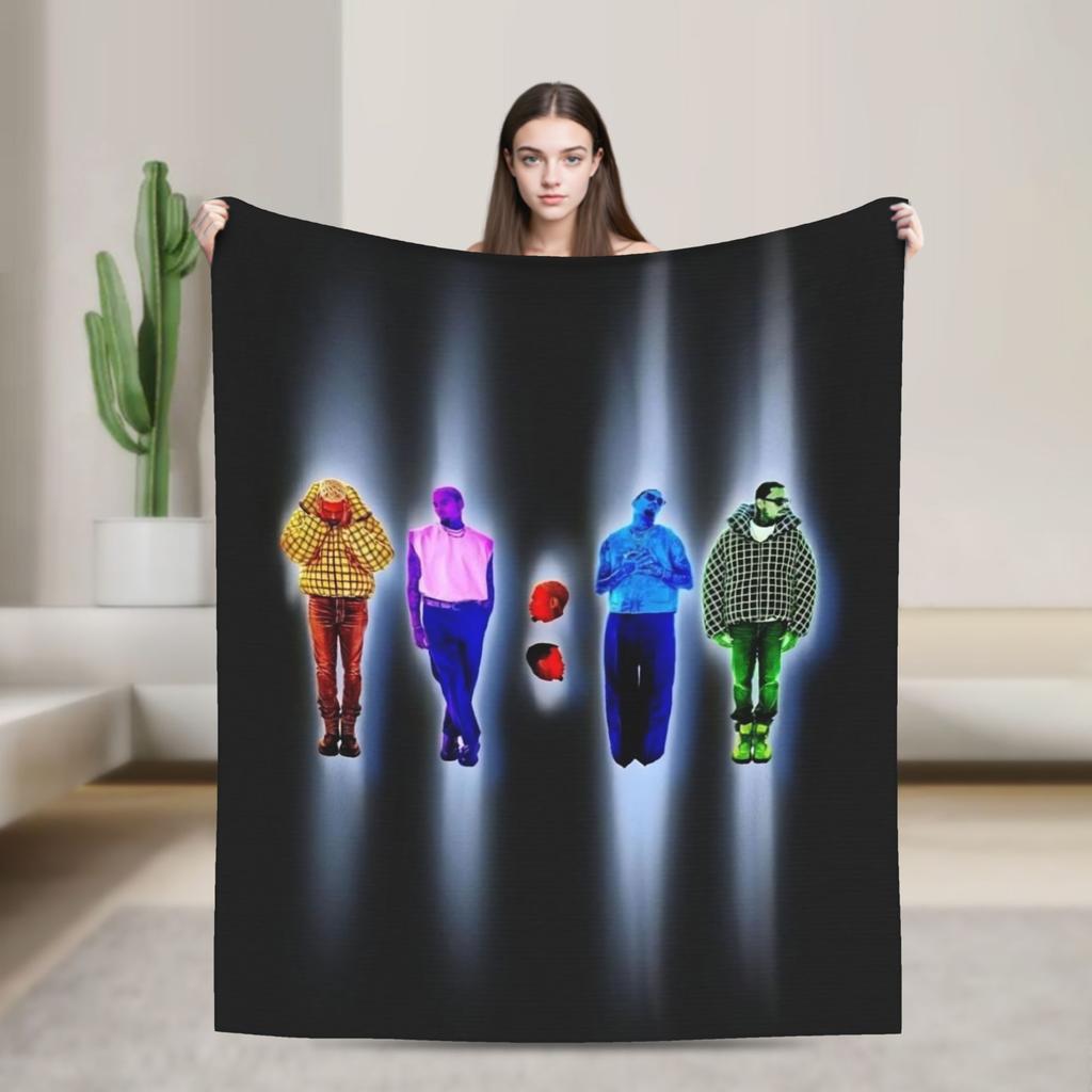 Chris Brown Breezy Bowl XX Tour Blankets Quality Soft  Bedding Throws Winter Picnic Home Decor Comfortable Bedspread