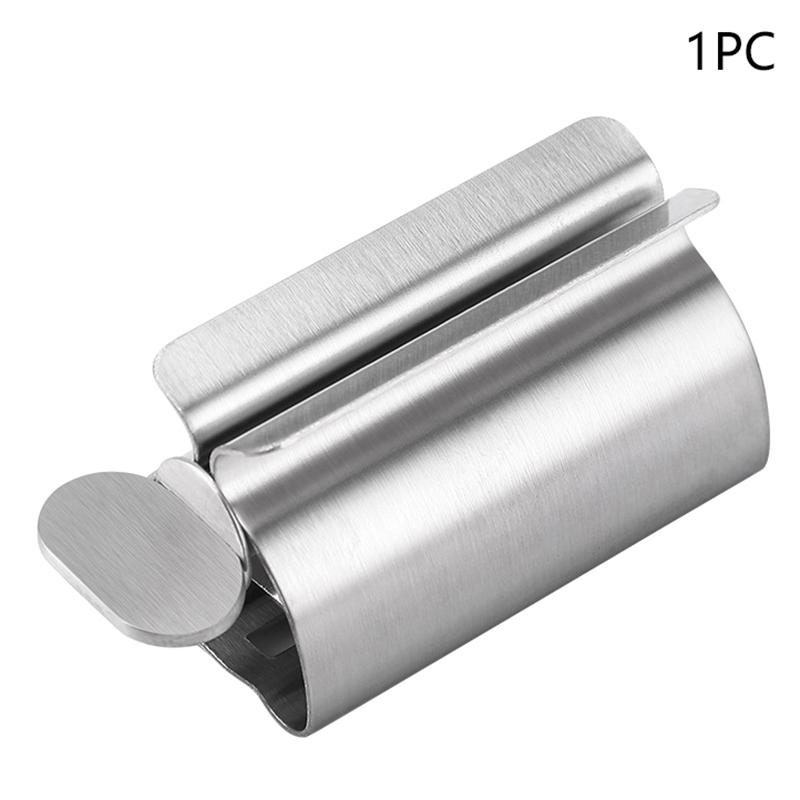 Kreativní lis na zubní pastu, jednoduchý váleček na zubní pastu z nerezové oceli, úsporný lis na zubní pastu, čisticí lis