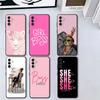 Girl Boss Lady Pink Soft Phone Case for Samsung A17 A37 A57 A16 A26 A36 A56 A15 A25 A35 A55 A14 A24 A34 A54 A13 A23 A33 A53 A52