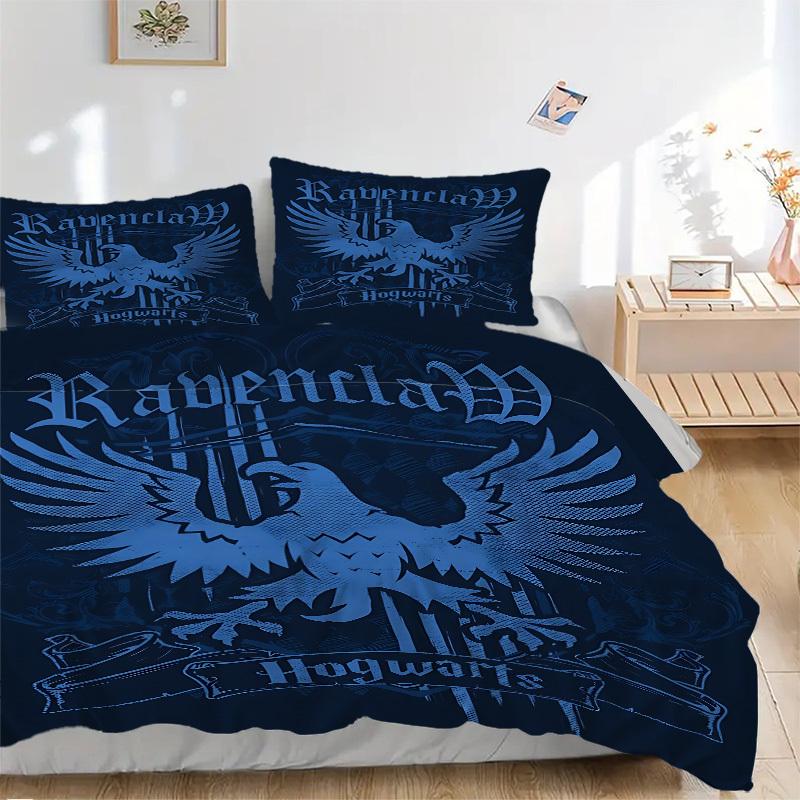 

3 шт. Комплект постельного белья с гербом Когтеврана: Идеально для спальни или гостевой комнаты. Мягкий и удобный, без стержня yy251010203 135x200cm