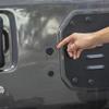 Voodonala Rubber Tailgate Plugs Sets for Jeep Wrangler JL JLU 2018-2024, Removed Tire Carrier Bumper Anti-dust Waterproof, Black, 3 Pack