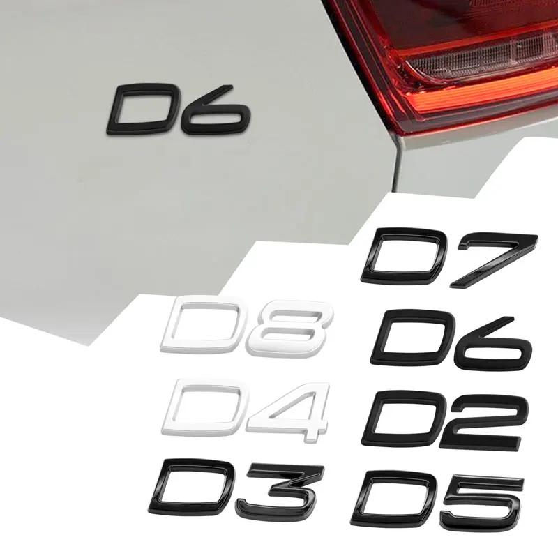 T4 T5 T6 T8 AWD Emblem Car Bumper Trunk Sticker For Volvo D2 D3 D4 D5 D6 D7 D8 V40 V60 XC40 XC60 XC90 C30 S60L S80L Accessories