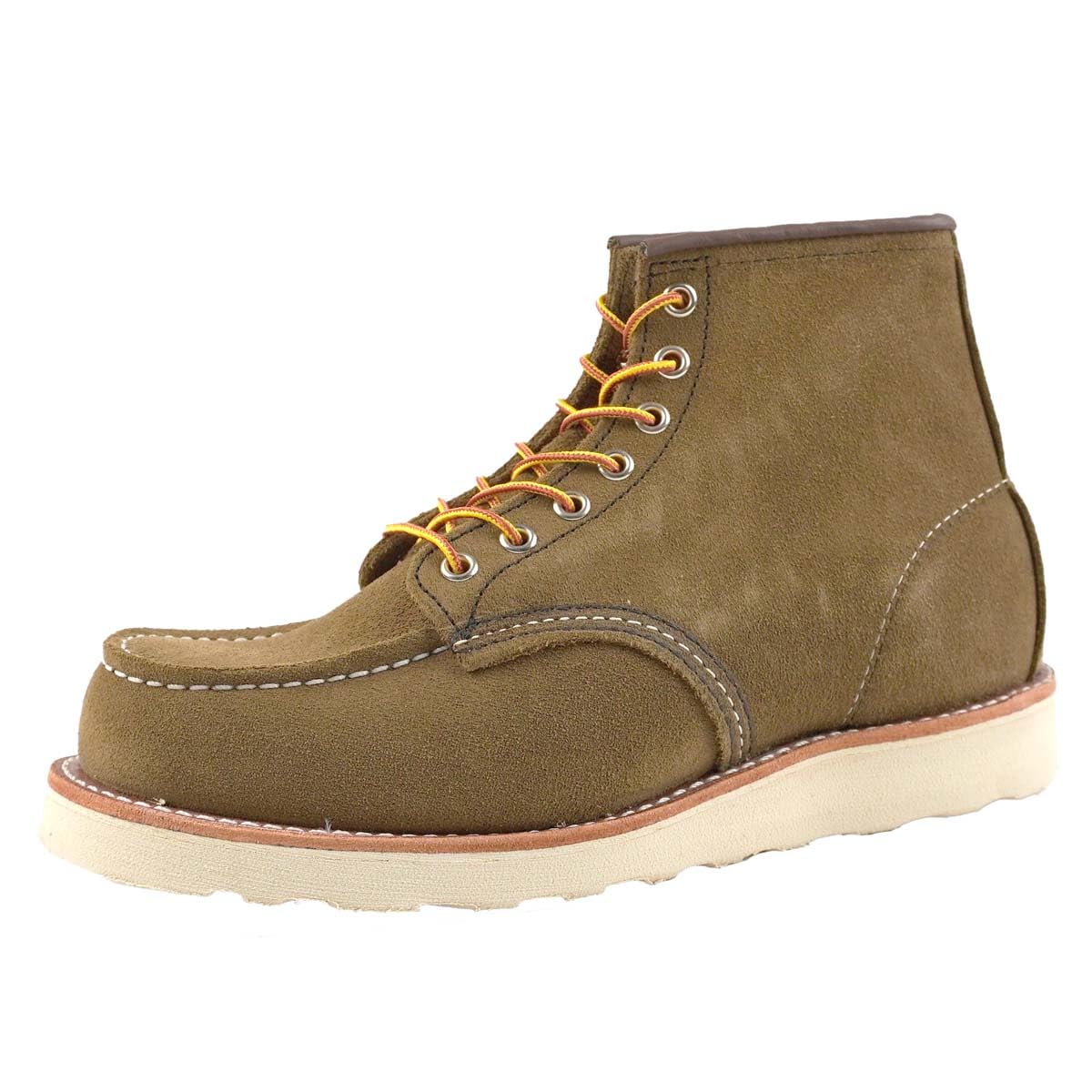

REDWING 6 inch Classic Mock Olive Mojave Rough Out 8 [REDWING] RW-8881 (Olive 1/2 (26.5cm))