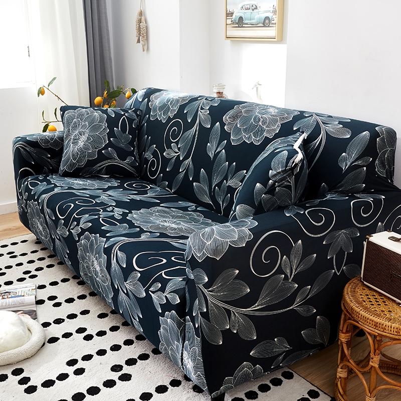 Stretch Couch Cover All-Inclusive Sofa Slipcovers For Kids Pets Washable Universal Furniture Protector With Elastic Bottom