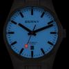 BERNY Titanium Mechanical Automatic Railroad 100M Water with AR Sapphire Crystal Watch, Watch, Watch, Resistant, Calendar,
