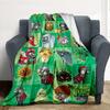 Plants Vs Zombies Flannel Blanket Throw Blanket Soft Warm Sofa Bed Camping Home Decor Unique Christmas Gift C9261830
