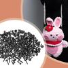 New 100/50PCS 3-8mm Plastic Black Dolls Eyes DIY Doll Puppet Animals Pin Safety Eyes For Handmade Bear Doll Craft Children Toys