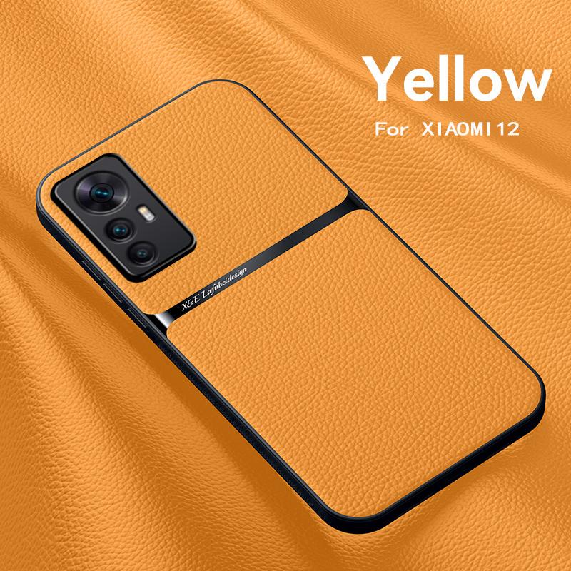 For Xiaomi Mi 12 Pro 12X 5G Case Luxury Leather Texture Magnetic Back Cover for Xiaomi 12Pro Mi12 Pro Mi12X Phone Cases Fundas