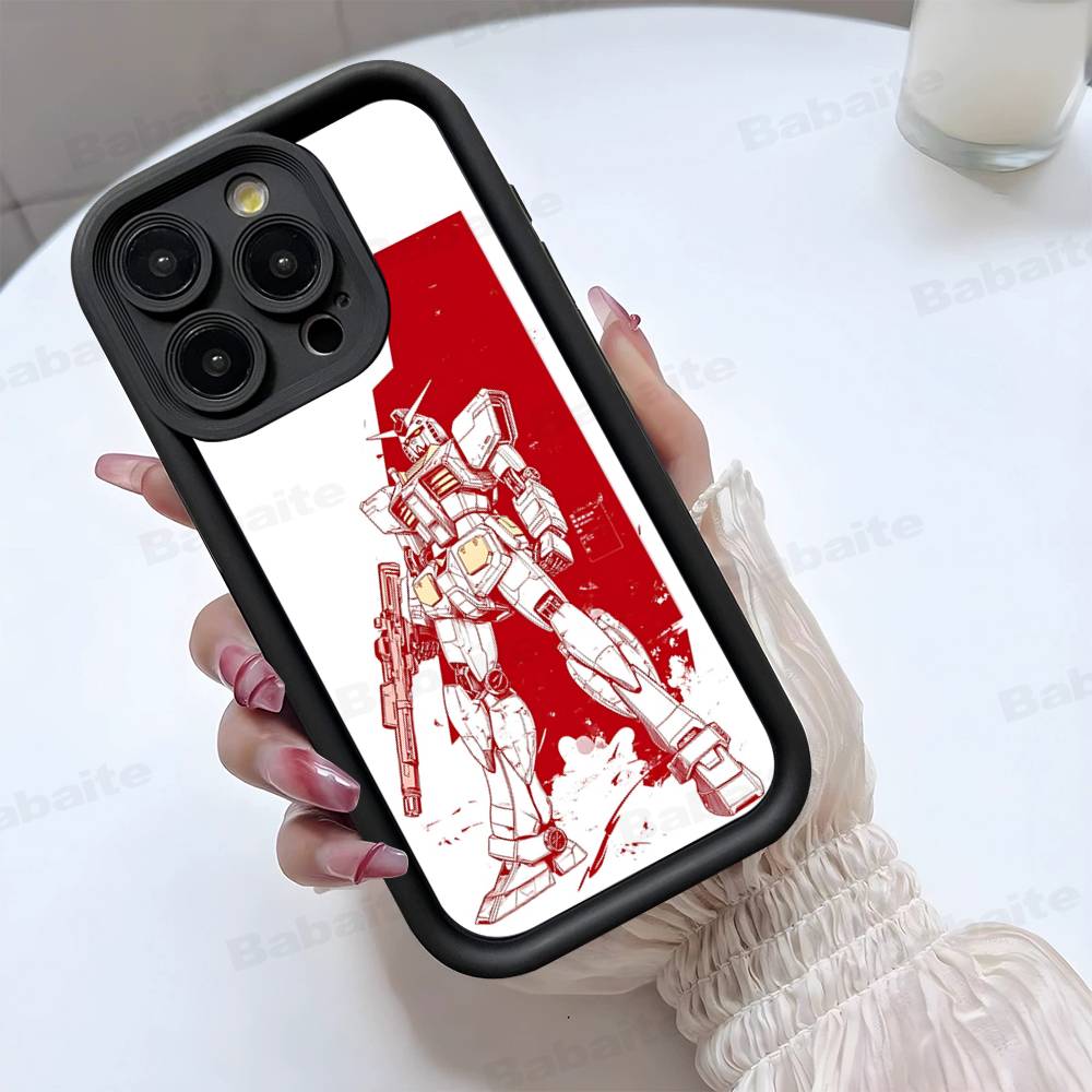 Cartoon G-Gundams Phone Case For IPhone 17 16 15 14 13 12 11 Pro Max Plus Silicone Shockproof Case