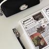 Multi-function Black Canvas Stationery Bag Pencil Bag Cosmetic Bag Storage Pouch