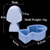 Mushroom Silicone Mold Candle Making Supplies Handmade Soap Silicone Mold Epoxy Resin Ornament Mold Home Decor for Daily Use