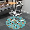 1PC Dogs Bones Cute Office Round Area Rug, Mat Suitable For Office, Under Office Chairs Bedroom Living Room Home Decor, Room Deco