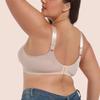 Wire Free Thin Bra Large Size Lingerie Lace Wide Straps Minimizer Women B C D E F G