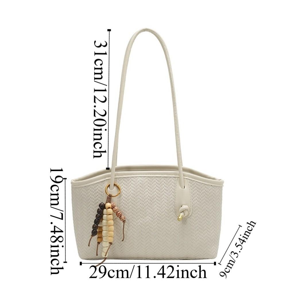 Modische Große Schultertasche Elegante Stilvolle Unterarmtasche Neue PU-Tragetasche Arbeit