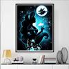 Disney Diamond Painting Featuring Jasmine Silhouette From AladdinA DIY Gift Suitable for Living Room Bedroom Office and Home Décor
