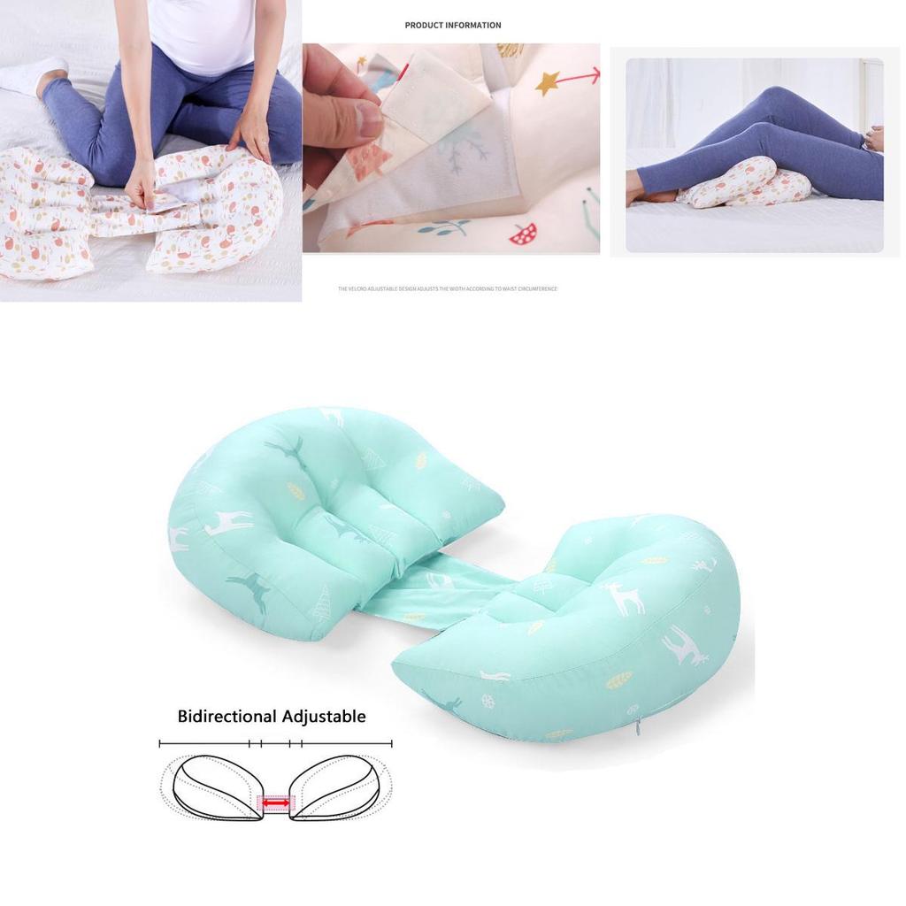 U-shaped Pregnancy Pillow With Adjustable Sides For Customized Comfort