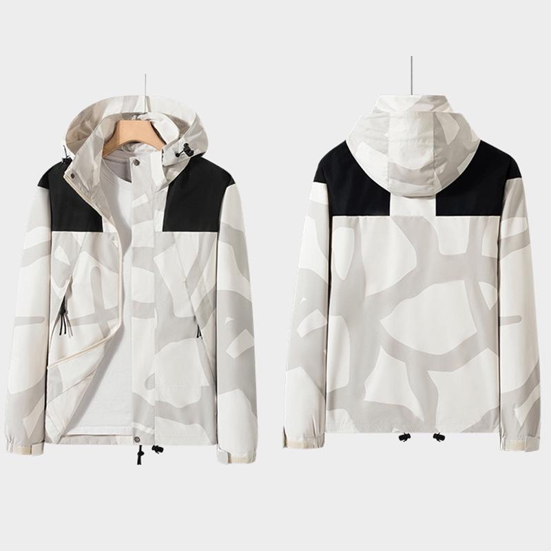 

Детская ветрозащитная и теплая флисовая куртка-ветровка 3-в-1 для мальчиков и девочек, с возможностью нанесения логотипа 120 слоновая кость/камуфляжный