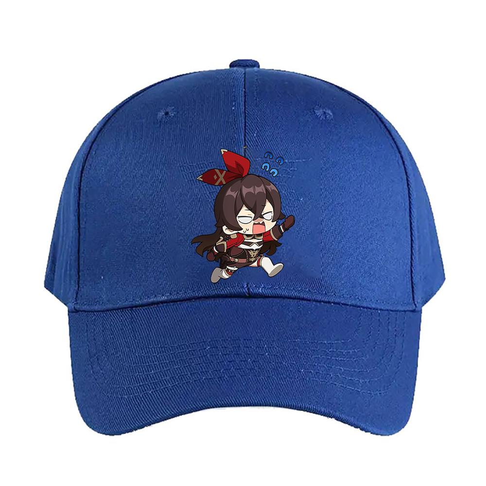 Genshin Impact Amber Cap Summer Woman Man Adult Casual Fashion Casual Adjustable Hiking Fishing Hat Sun Hat